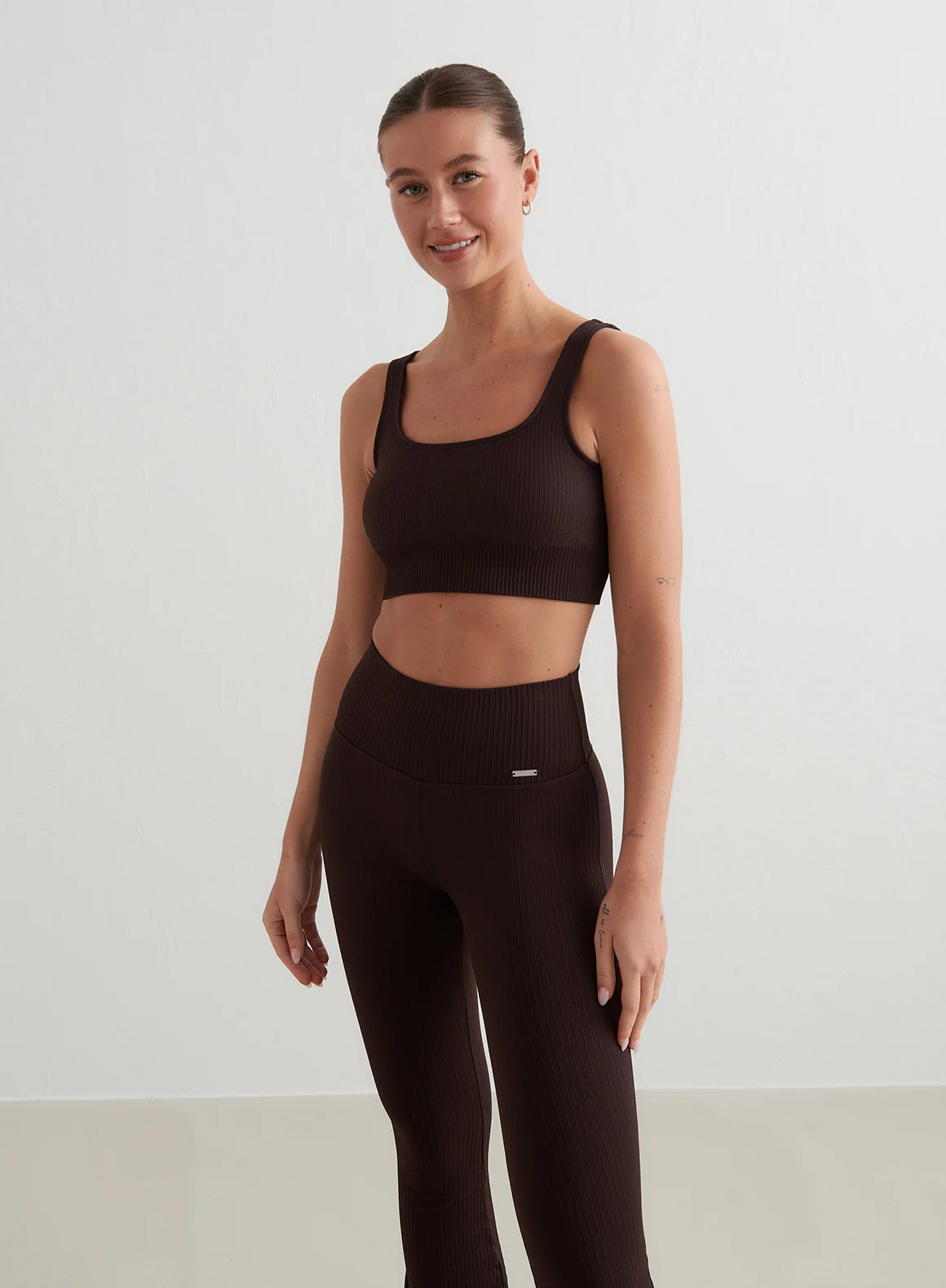 CACAO Ribbed Seemless Bra