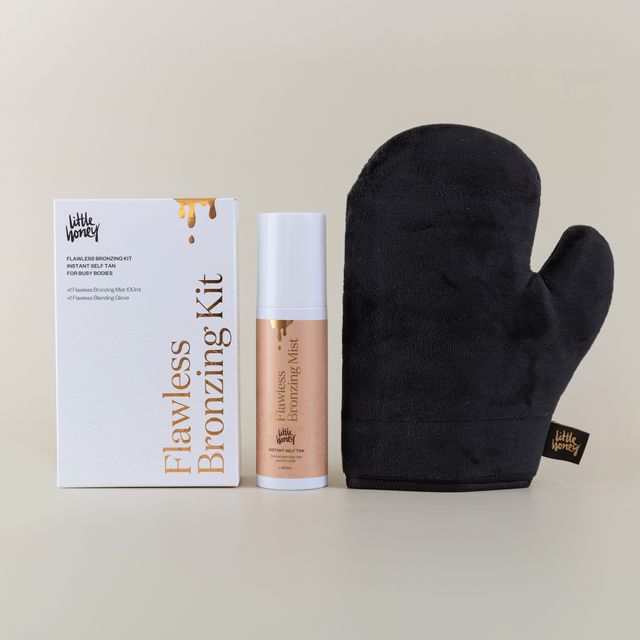 Little Honey Flawless Bronzing Kit (Mist & Glove)