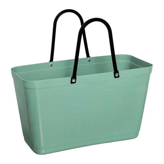 Large Olive Hinza Bag - Green Plastic