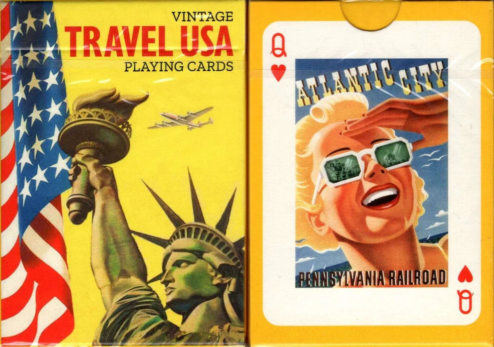 Travel USA Playing Cards by Piatnik - Your Perfect Travel Companion