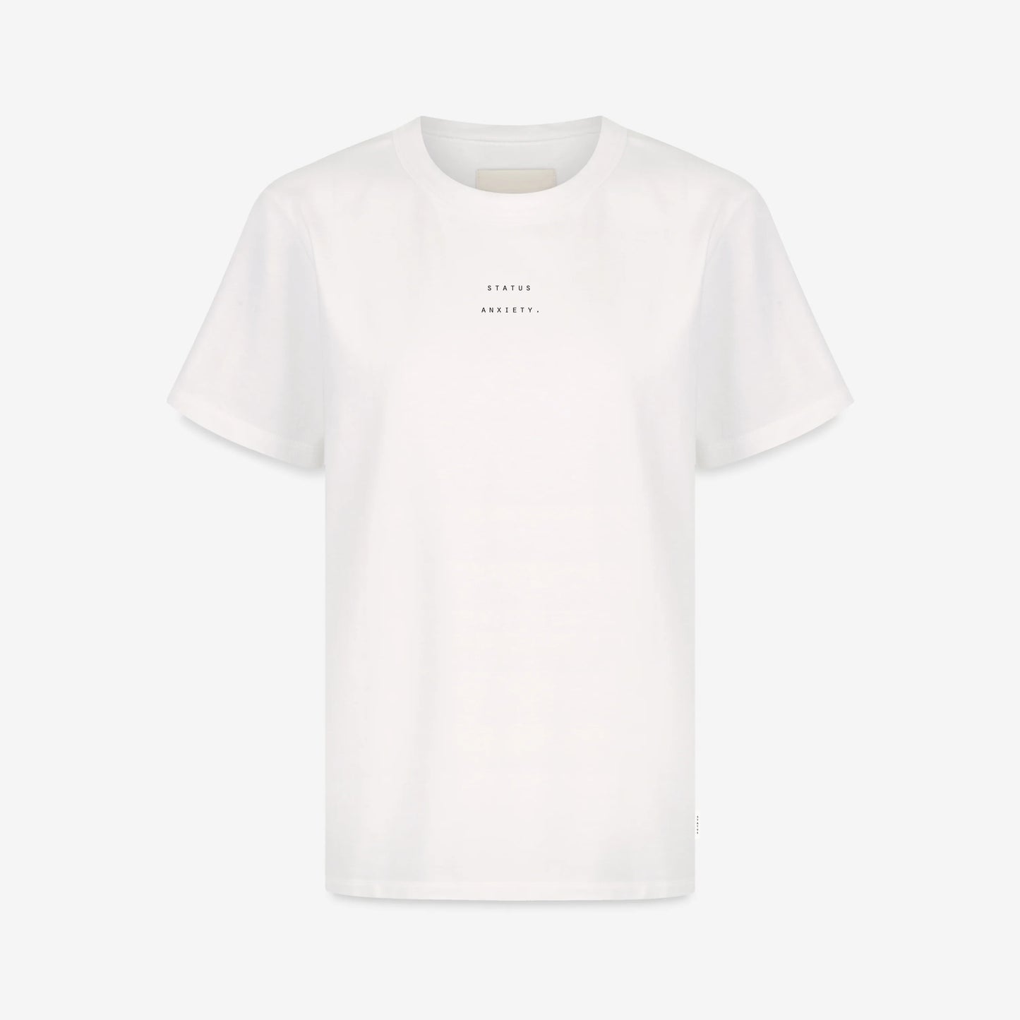 Status Anxiety - Feels Right Logo - Women's Tee / Off White